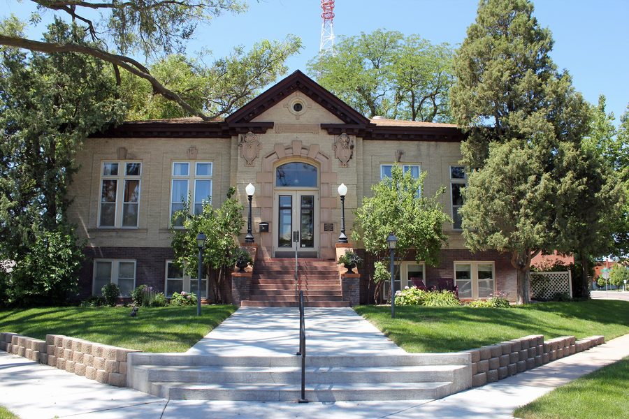 Historisches Gebäude der früheren Sterling Public Library in Sterling, Colorado