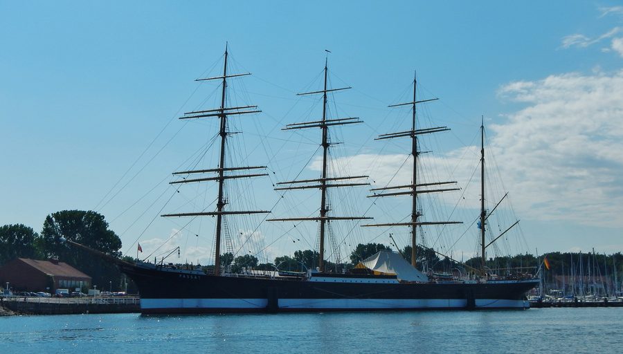 Veliero a quattro alberi Passat a Travemünde