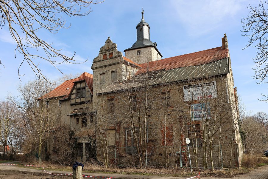 Schloss in Schneidlingen, Am Baumgarten, Seitenansicht