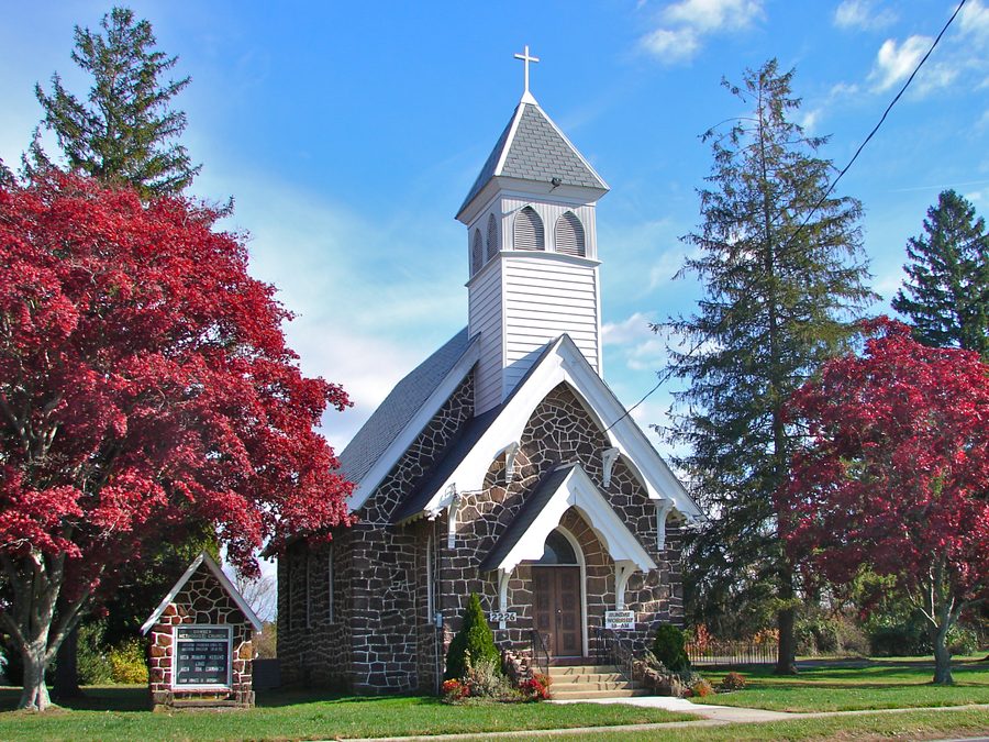 Downer Methodist Episcopal Church a Monroe Township, contea di Gloucester, New Jersey