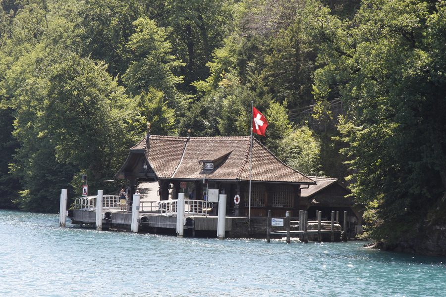 Pontile al Rütli sul Lago dei Quattro Cantoni