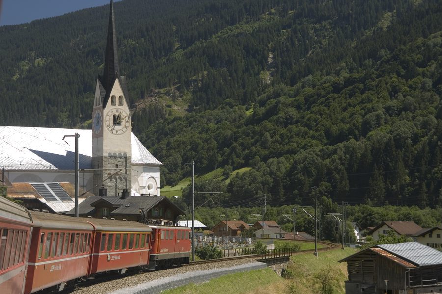 Chiesa di Trun nel Canton Grigioni