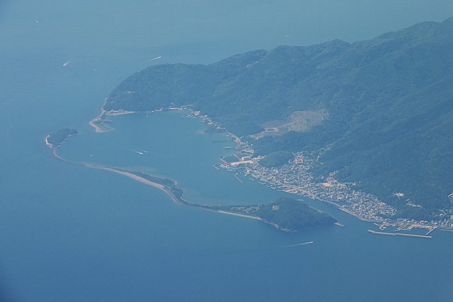 Paesaggio costiero intorno a Narugashima sull’isola di Awaji in Hyogo.