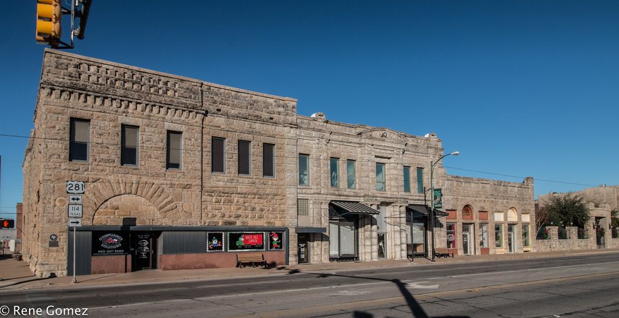 Edifici storici a Jacksboro, Texas