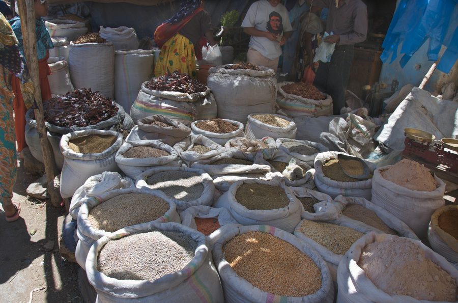 Mercato a Dire Dawa, Etiopia