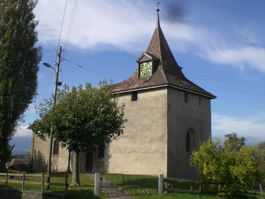 Chiesa di Vuarrens nel Canton Vaud