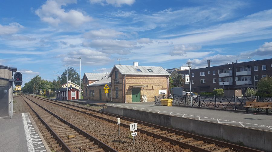 Stazione ferroviaria a Vaggeryd, Svezia