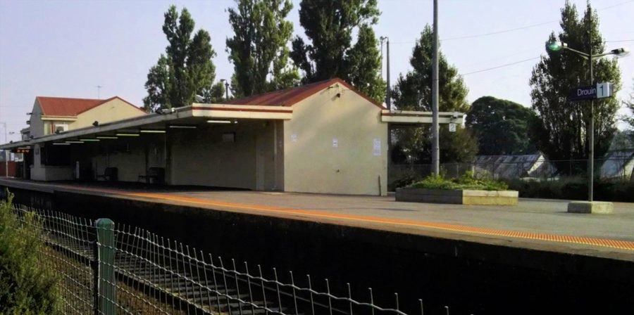 Bahnhof Drouin in Victoria, Australien
