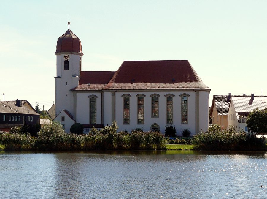 Wört an der Rotach mit katholischer Kirche