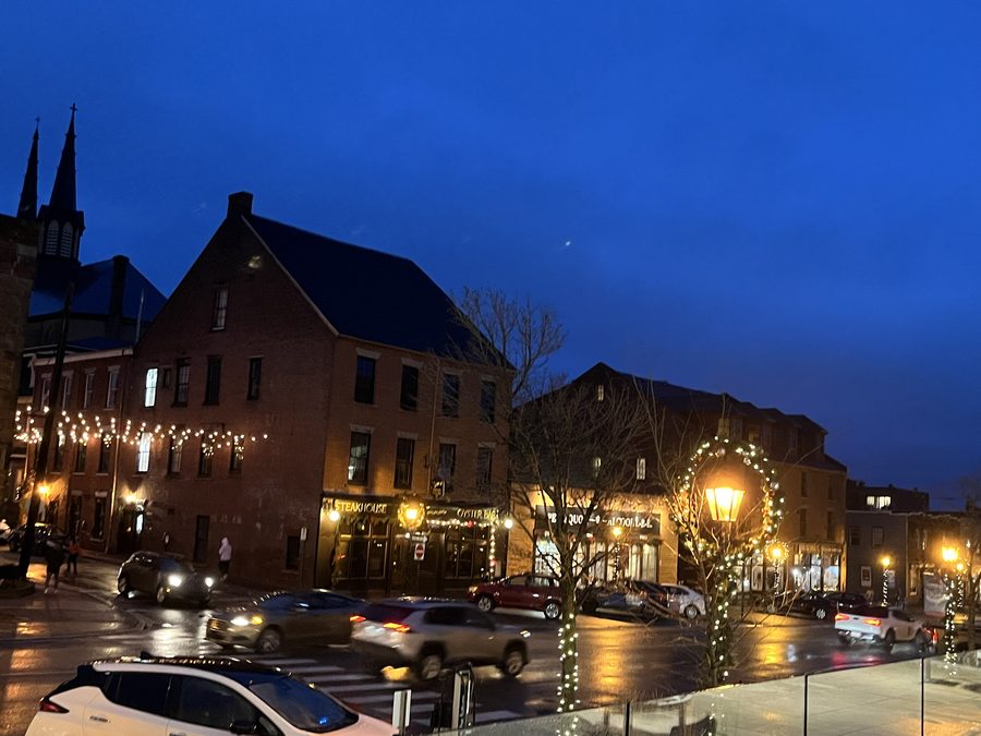 Il centro di Charlottetown sull’Isola del Principe Edoardo
