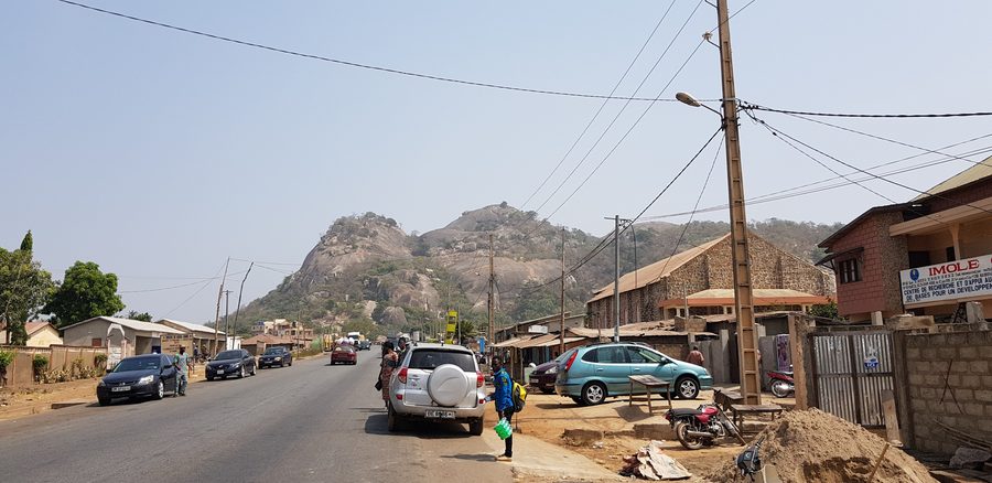 Vue des collines de Savè au Bénin