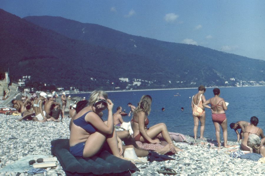Spiaggia a Gagra