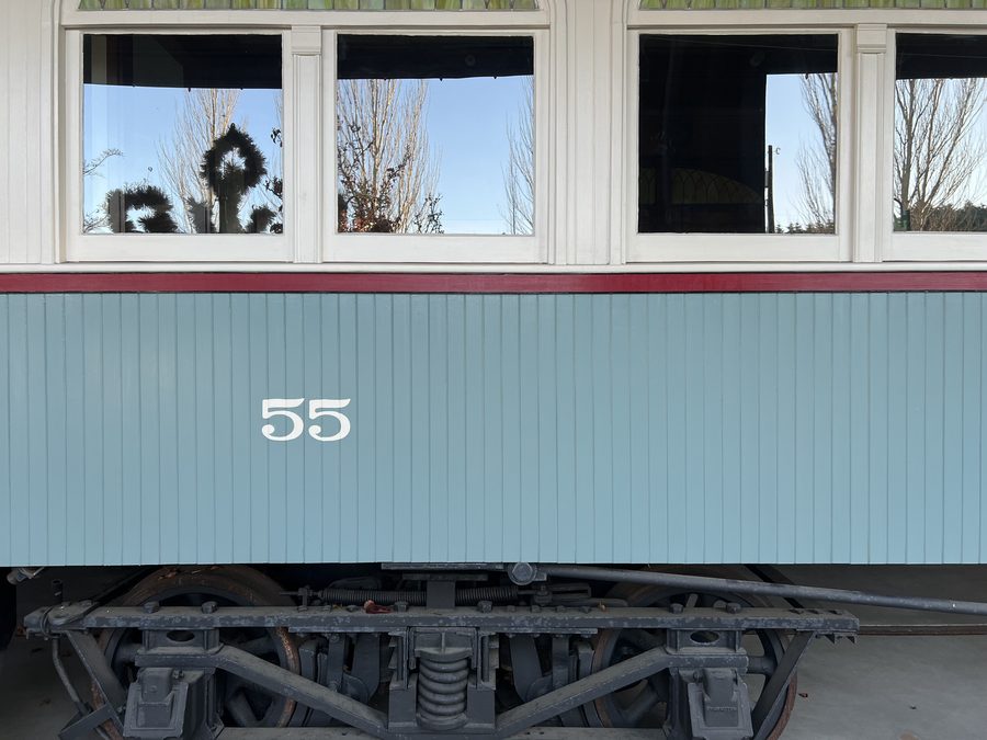 Vagone ferroviario 55 all’Heritage Park di Lynnwood, Washington