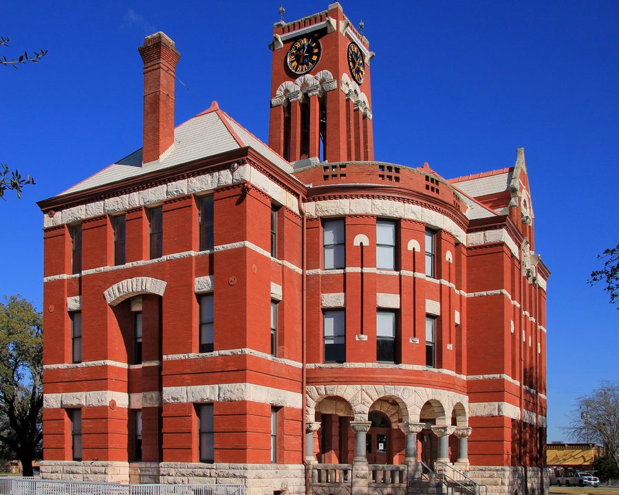 Gerichtsgebäude von Lee County in Giddings, Texas