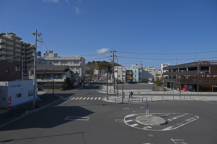 Chūō seen from the Kitakami river dam in Ishinomaki, Miyagi Prefecture, Japan