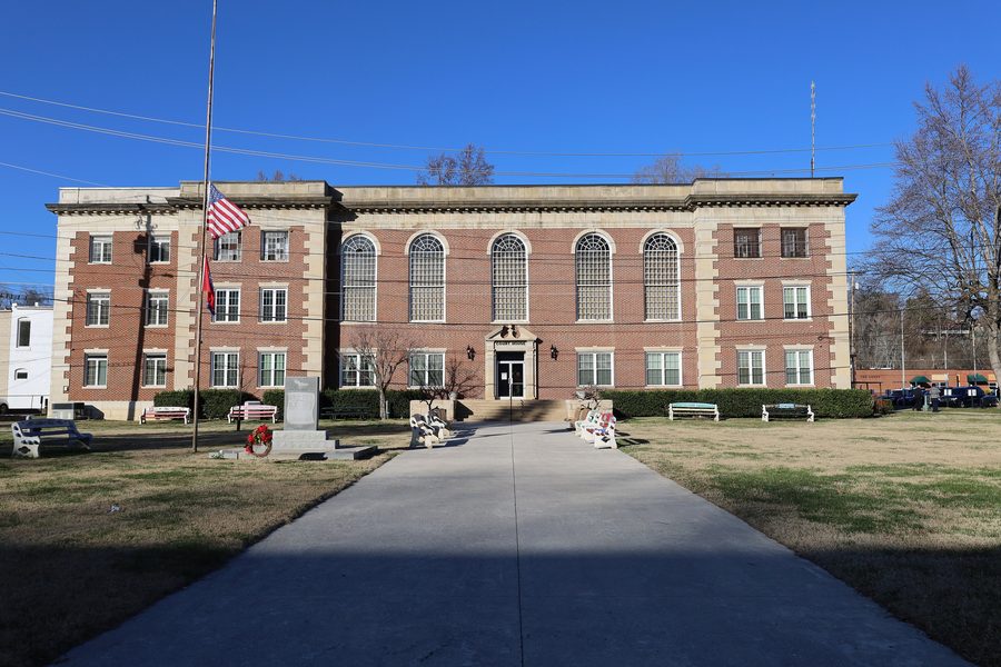 Cocke County Courthouse in Newport, Tennessee