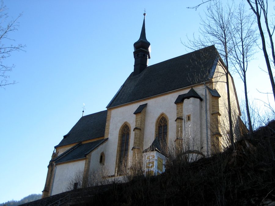 La chiesa di San Leonardo a Murau.