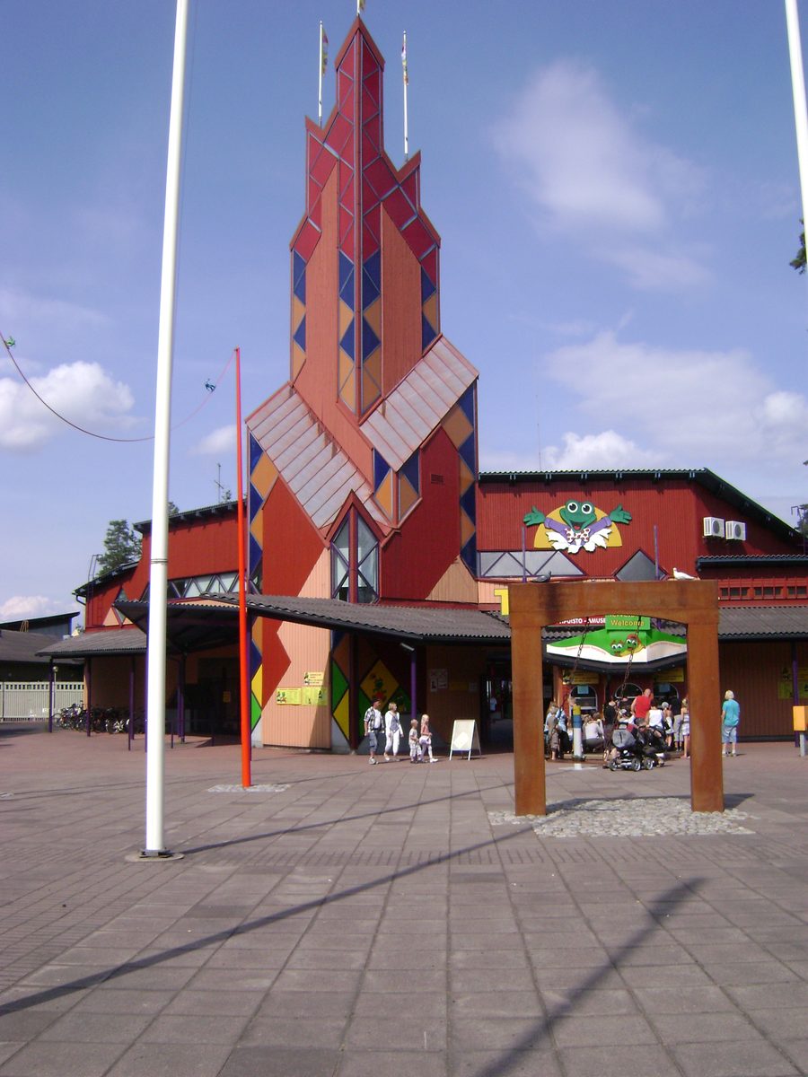 Ingresso al parco divertimenti Tykkimäki a Kouvola, Finlandia