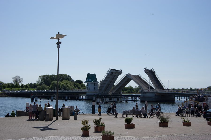 Schleibrücke in Kappeln über der Schlei