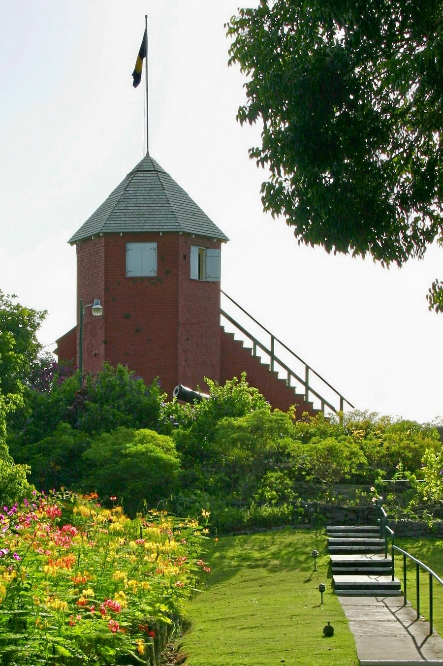 Eingang zur Gun Hill Signal Station in Barbados