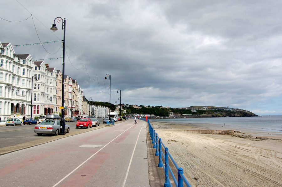 Queens Promenade and Douglas Bay on the Isle of Man.