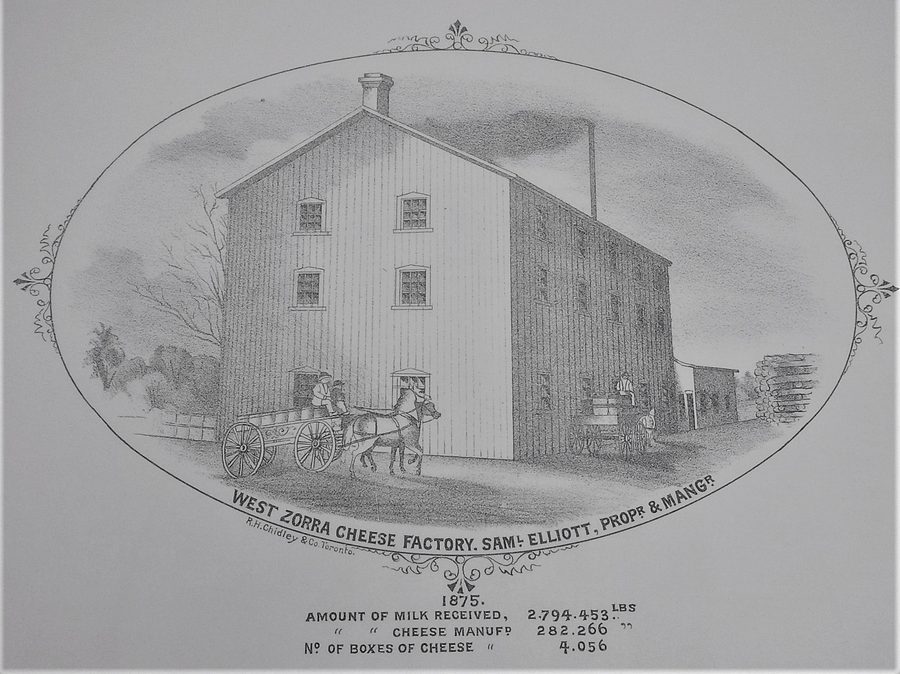 Elliott Cheese Factory a West Zorra nella Contea di Oxford