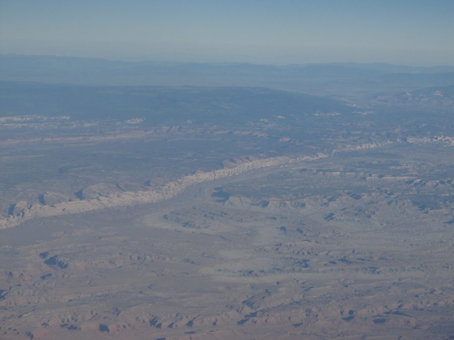 Paesaggio roccioso del Waterpocket Fold nel Capitol Reef National Park nello Utah