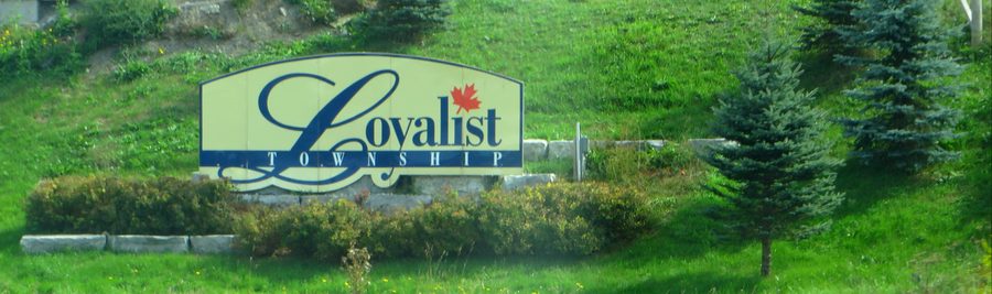 Landschaft von Loyalist Township am Lake Ontario in Lennox and Addington County