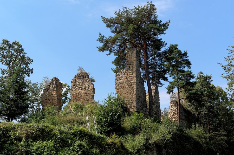 Rovine del castello superiore di Rożnów