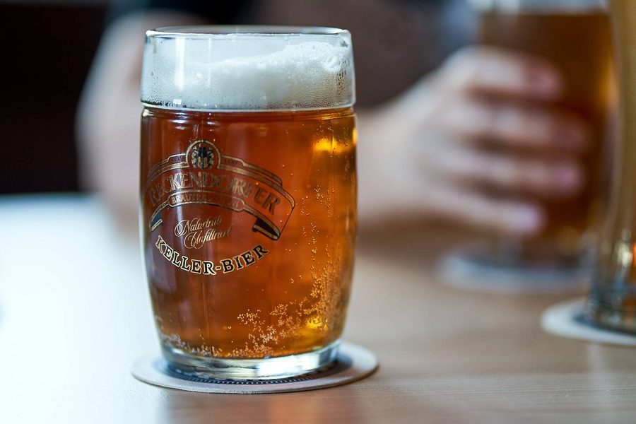 Kellerbier del birrificio del castello di Reckendorf in Alta Franconia