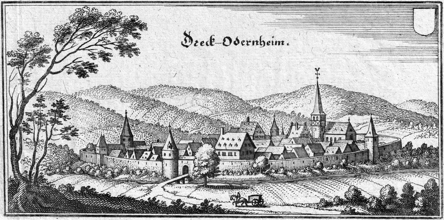 Rappresentazione storica di Odernheim am Glan