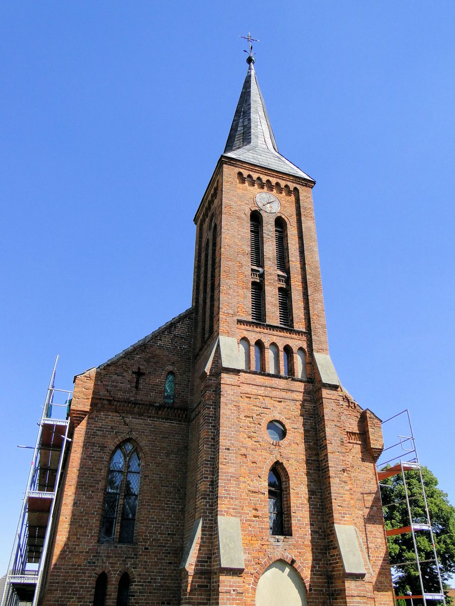 Chiesa storica a Rosenow, Meclemburgo-Pomerania Anteriore