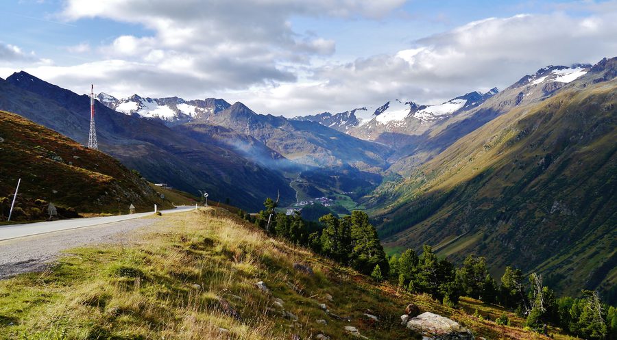 Strada del Passo del Rombo in Tirolo, Austria