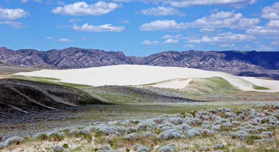 Monti Seminoe nella contea di Carbon, Wyoming