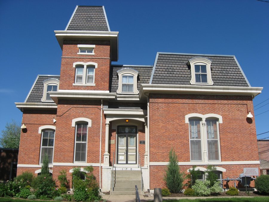 Facciata della Hendricks County Jail and Sheriff's Residence, oggi Hendricks County Museum