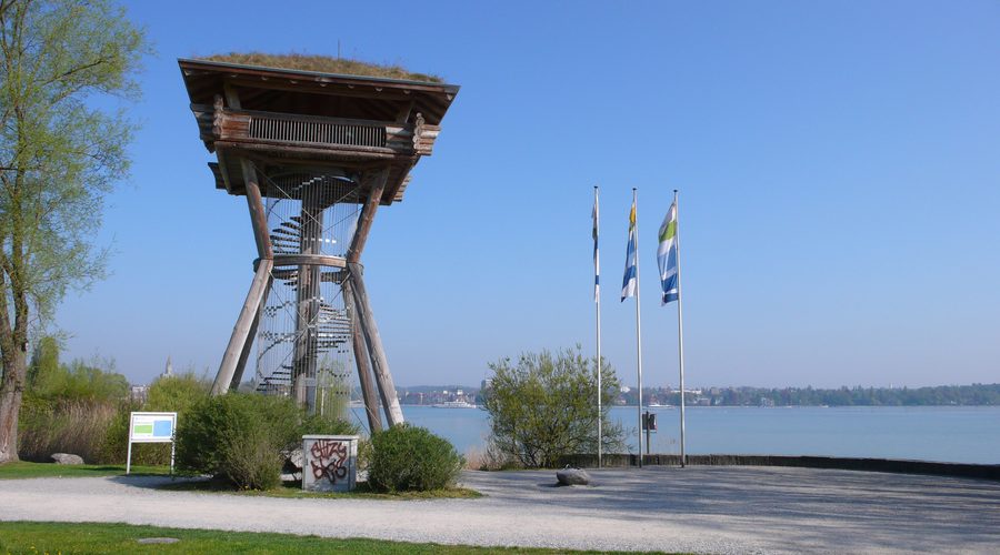 Seeburg Park on Lake Constance in Kreuzlingen, Switzerland