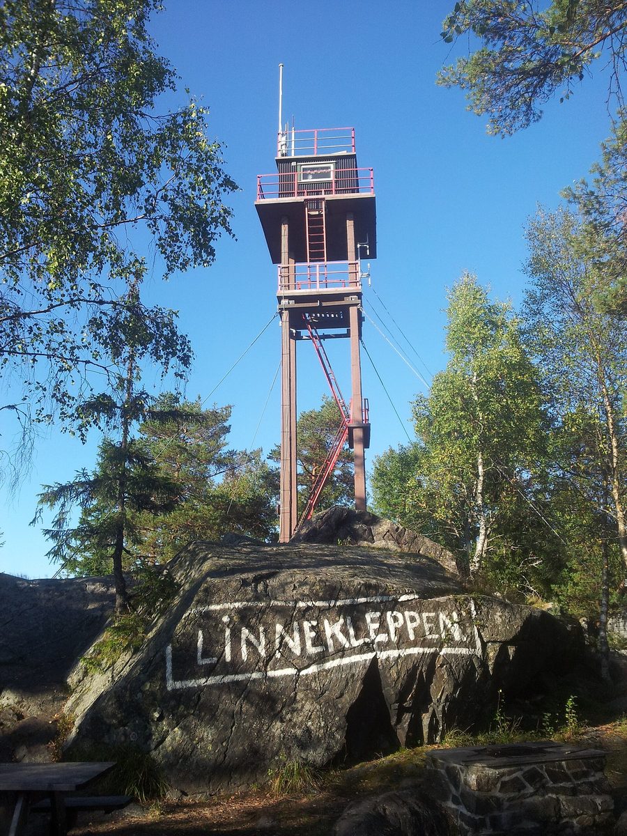 Brannvakttårnet på Linnekleppen i Østfold