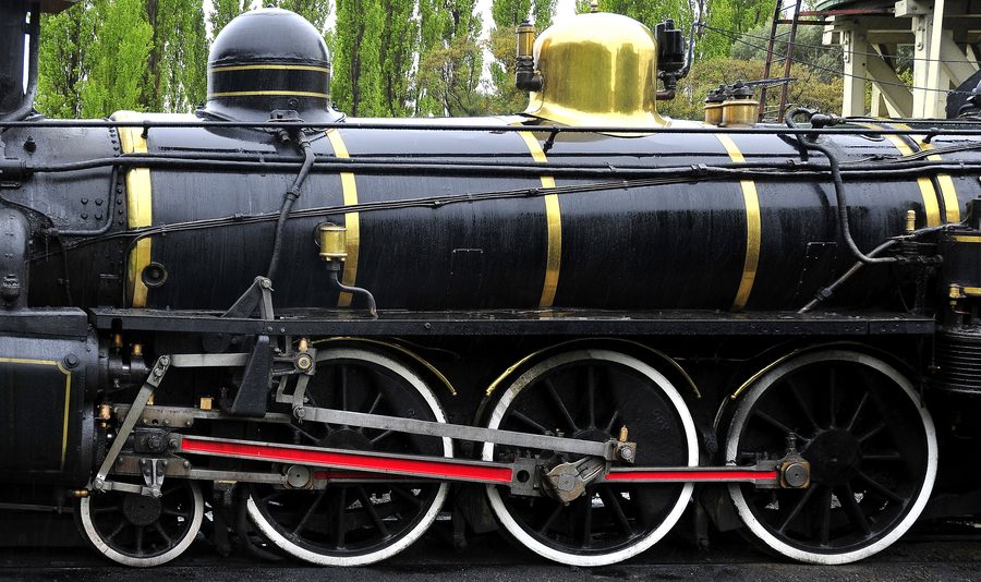 Locomotiva del Kingston Flyer a Kingston, Otago
