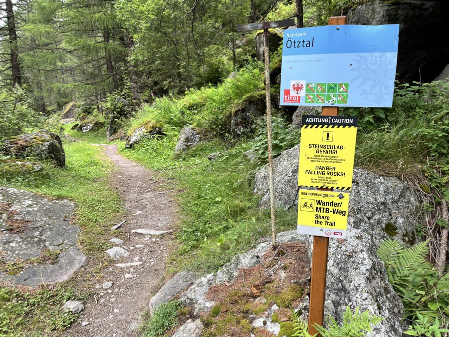 Paesaggio alpino nel Parco Naturale dell’Ötztal