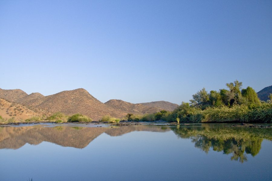 Epupa Falls am Kunene-Fluss in Namibia