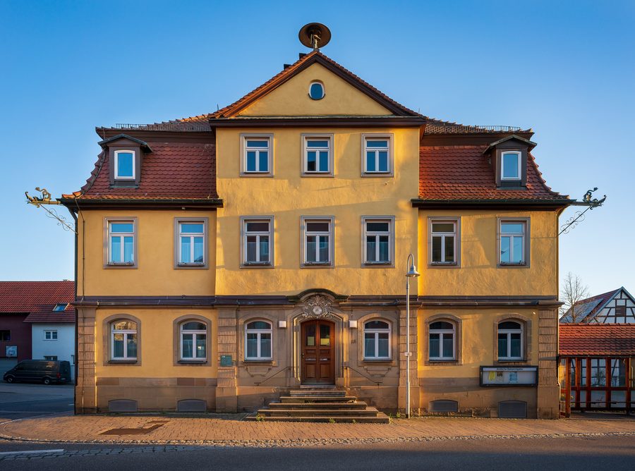 Ehemaliges Rathaus, das Kepplersche Haus, in der Hauptstraße 15 in Auenstein