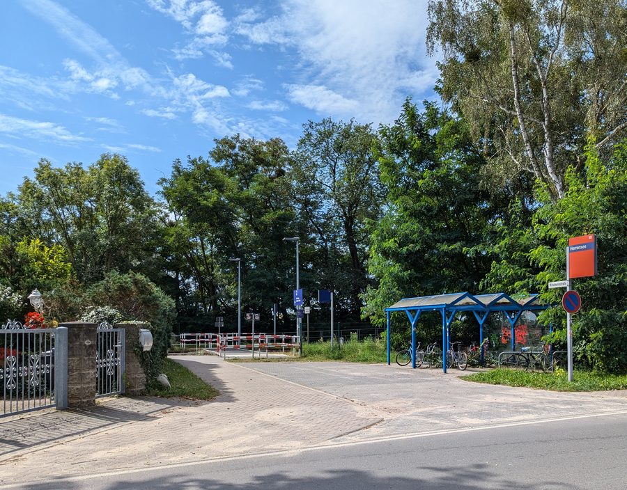 Stazione di Herrensee nella frazione di Herrensee di Rehfelde
