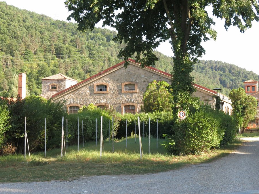 File:445 Colònia Agafallops, rda. Castelladral - c. Josep M. Pericas (Ripoll), naus de la fàbrica.jpg