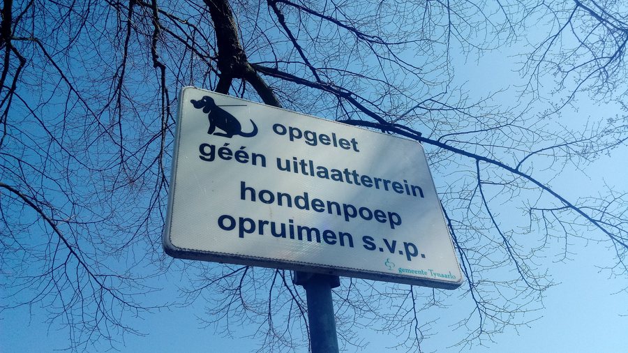 File:Sign prohibiting dogs from pooping at the old cemetery, Eelde-Paterswolde (2019 01.jpg