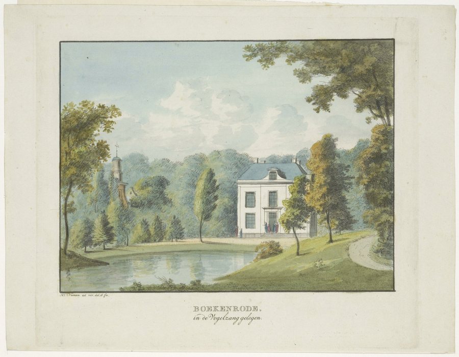 File:Gezicht op de tuin en het huis van de buitenplaats Boekenrode te Aerdenhout, Inventarisnummer NL-HlmNHA 1100 KNA006003468.JPG