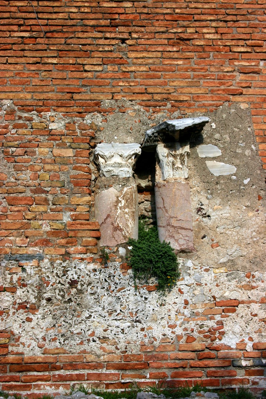 File:Spolia at the stage - Ancient Roman Theatre - Taormina - Italy 2015.JPG