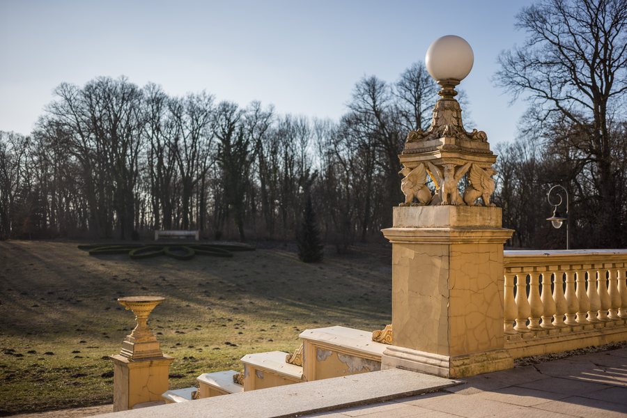 Ostromecko, terraces at the New Palace