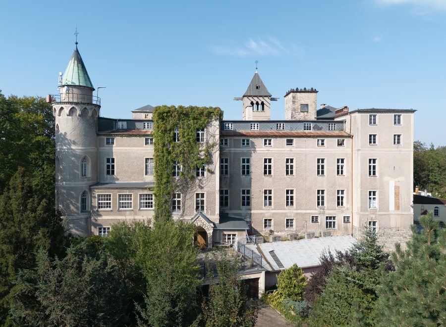 Leśna castle in Szczytna
