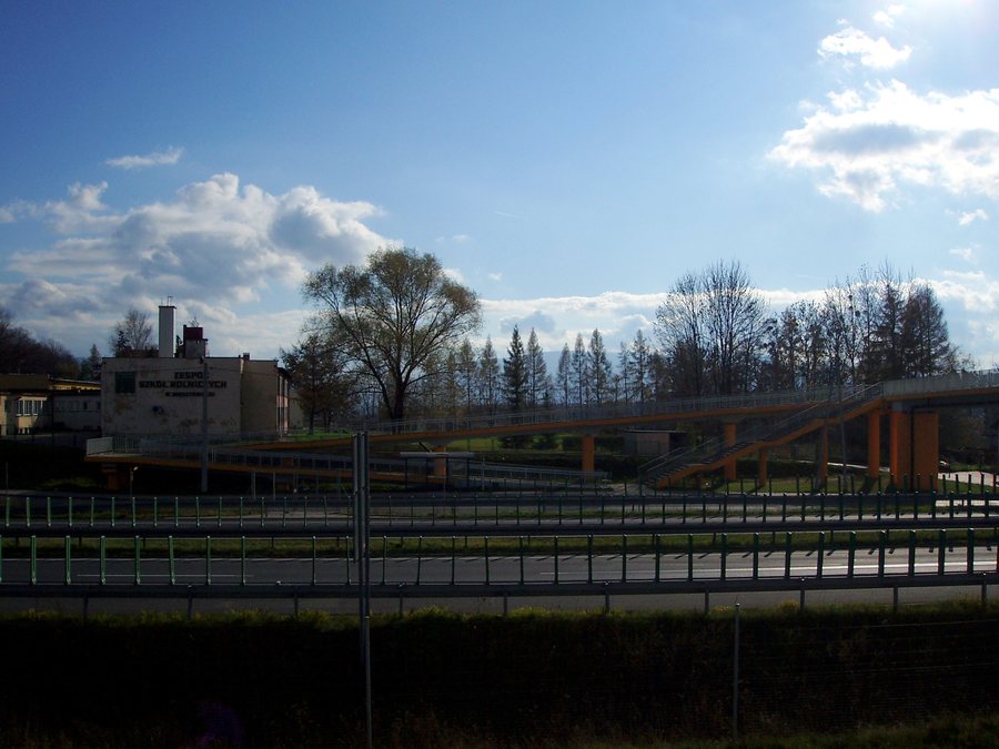 File:Międzyświeć kładka+szkoła.jpg