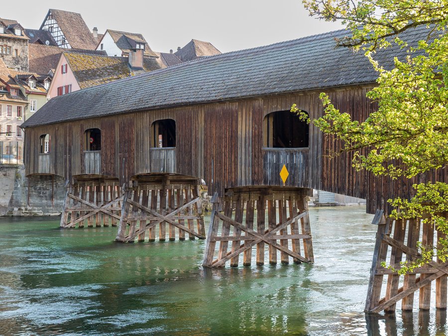 Gedeckte Holzbrücke Gailingen - Diessenhofen TG (2017)